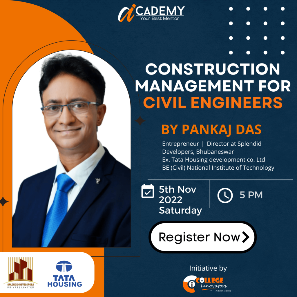 Construction management for civil engineering-Pankaj Das sir