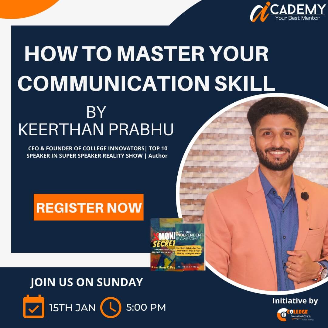 How to master your communication skill- keerthan prabhu